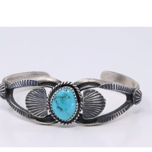 Just in- VTG turquoise K. Billah cuff